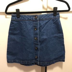Forever 21 Jean Skirt